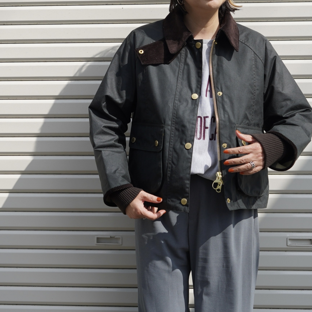 <span>名品をショート丈に。Barbour / Cropped Beadnell</span>