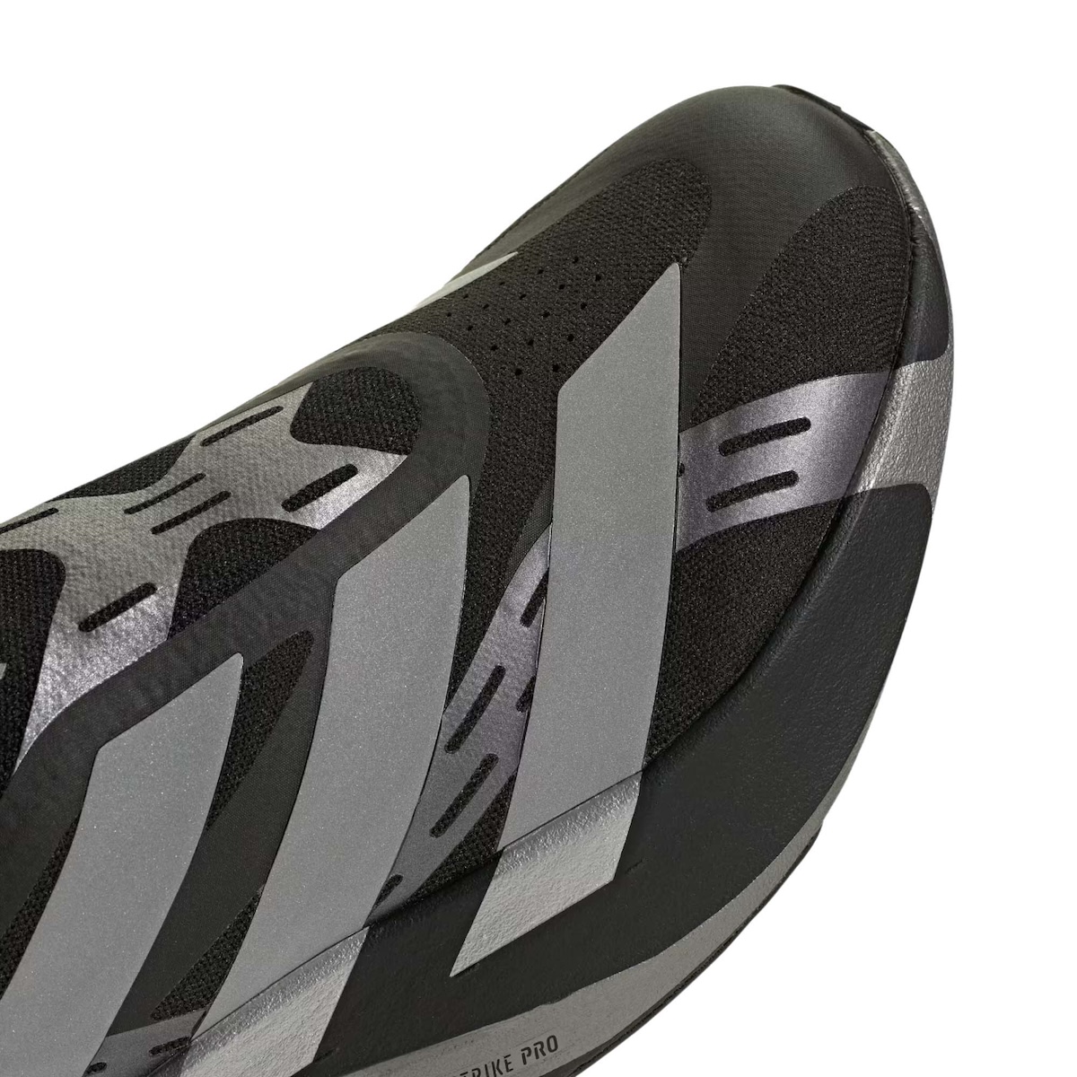 adidas / Adizero EVO SL Laceless LIGHTSTRIKEPRO Running (Core Black / Silver Metallic / Night Metallic) トゥ