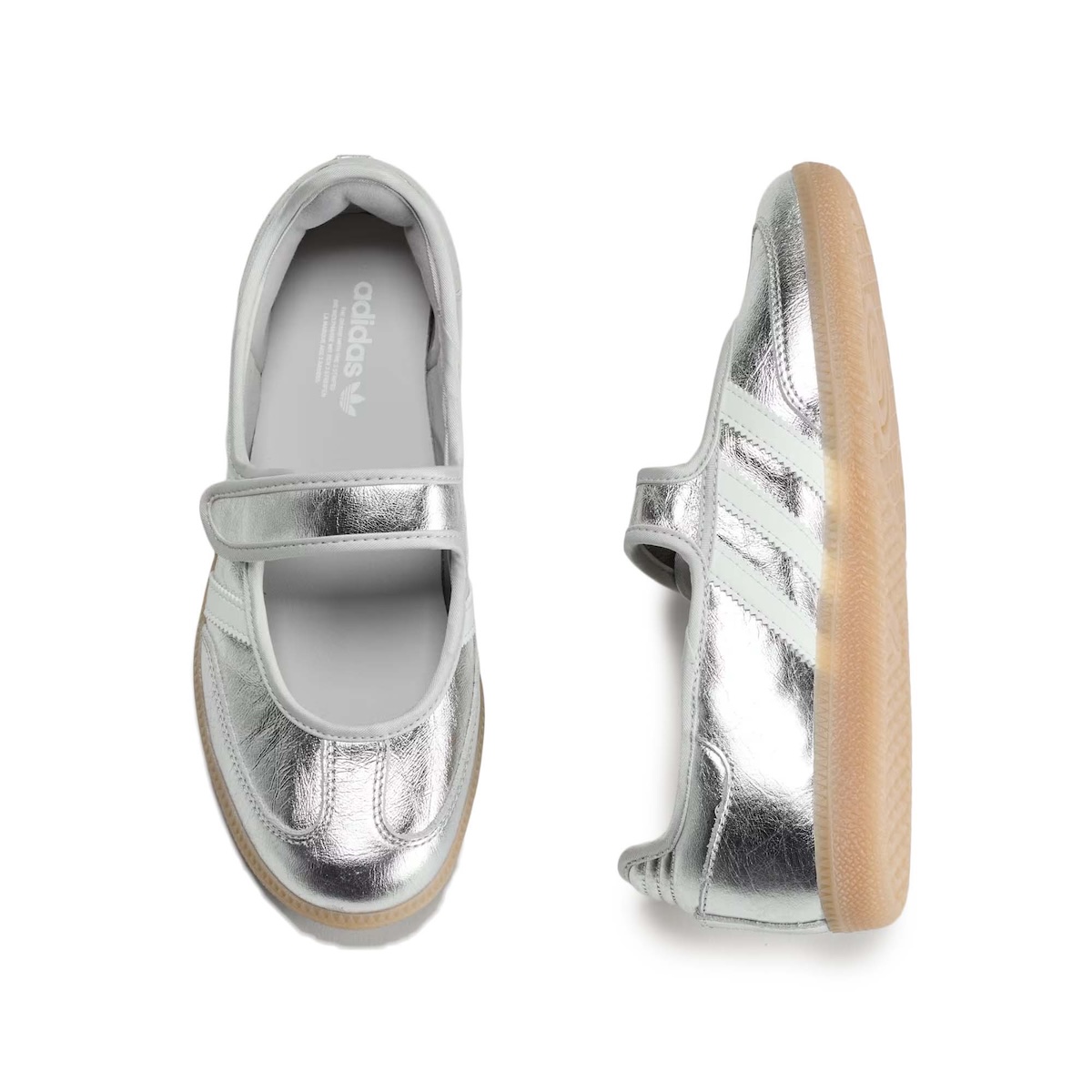 adidas originals / Samba Jane (Silver Metallic / Off White / Gum) top
