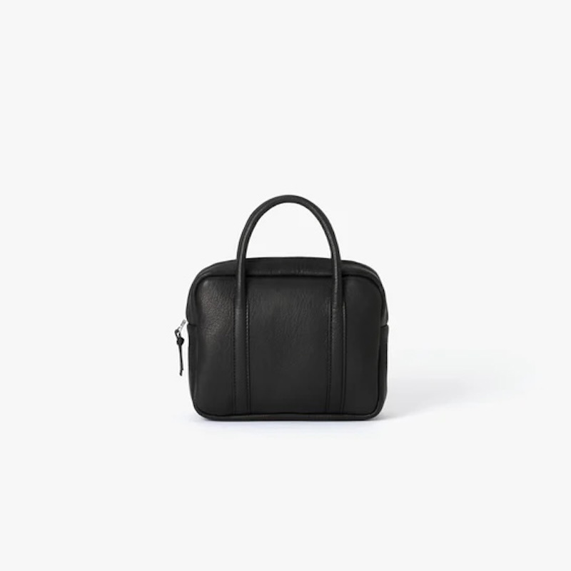 即日発送 AETA BOSTON MINI ミニショルダーバッグ ブラック Aeta / BOSTON MINI + SHOULDER | THE LIBRARY（ザ ライブラリー