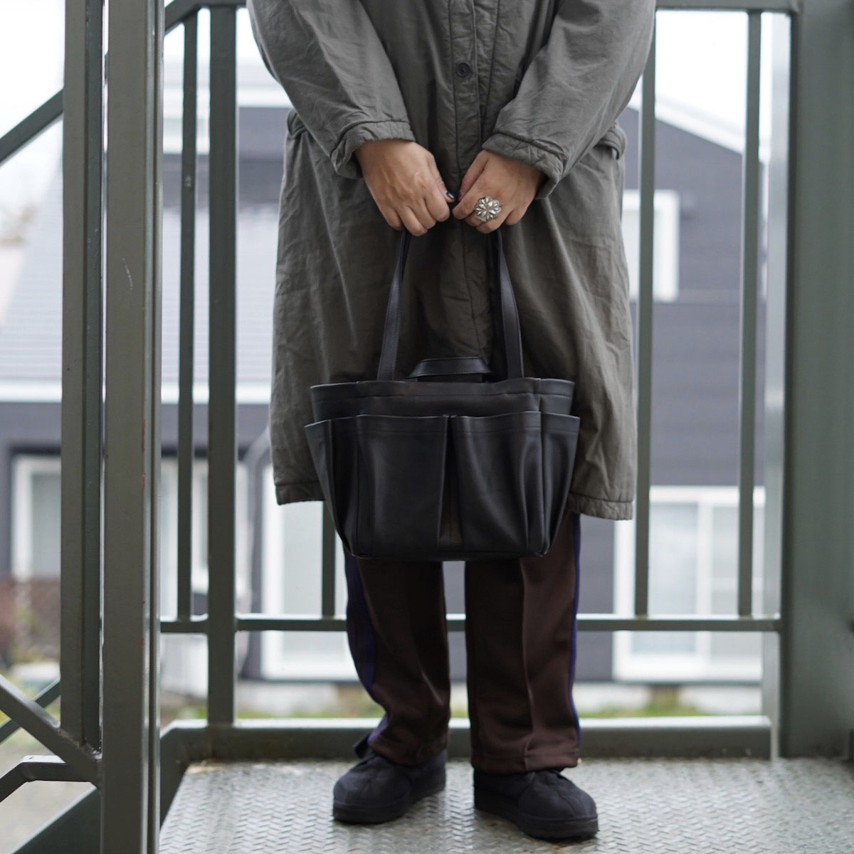 Aeta アエタ　トートバッグ　L ナイロンダブルハンドル仕様　黒　美品 000000042964-06-l.jpg?t=