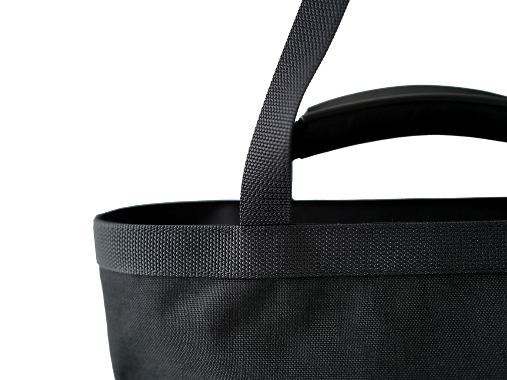 Aeta / DOUBLE HANDLE TOTE : S (Black) 縁取り