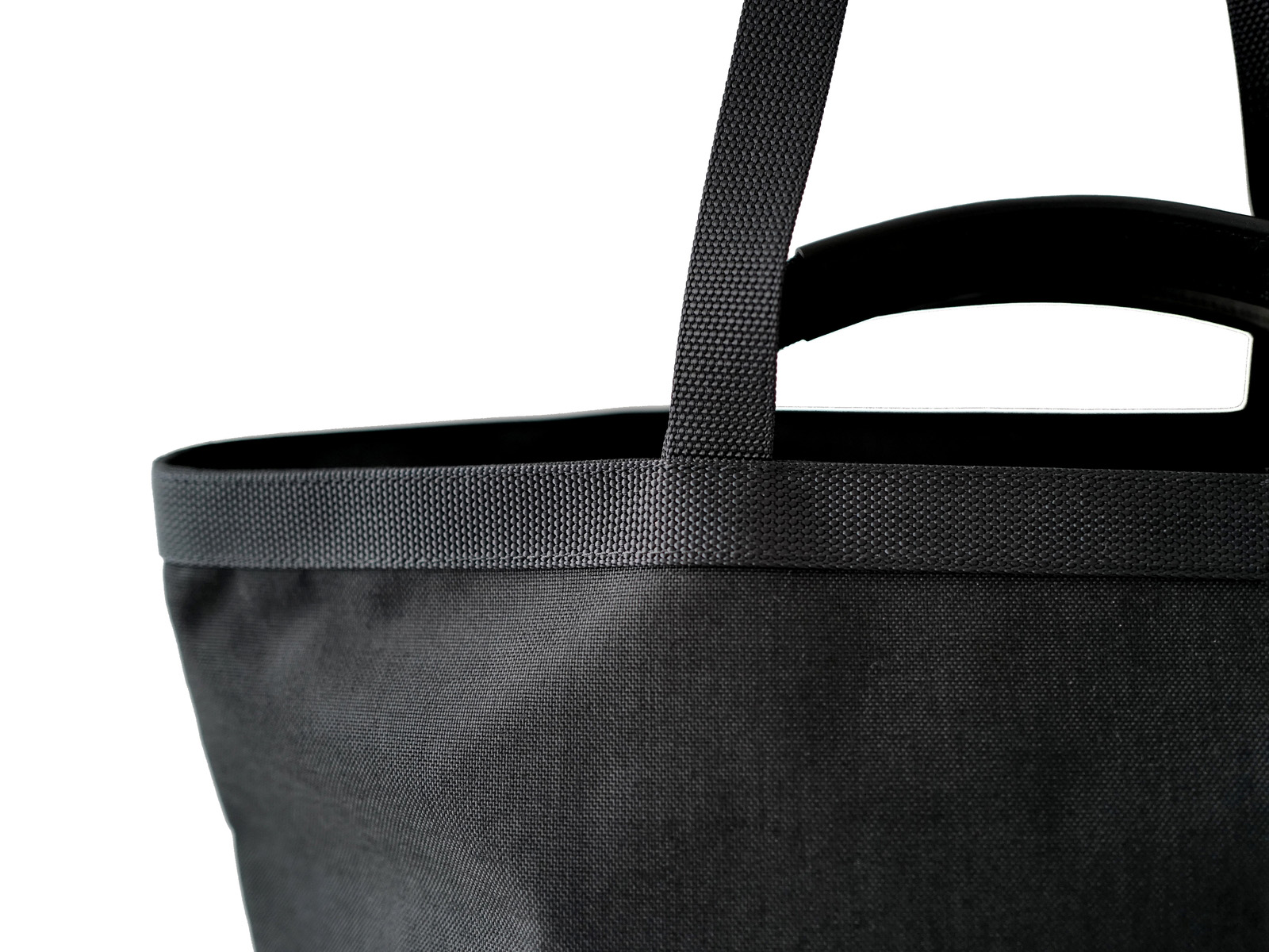 Aeta / DOUBLE HANDLE TOTE : M (Black) 縁取り