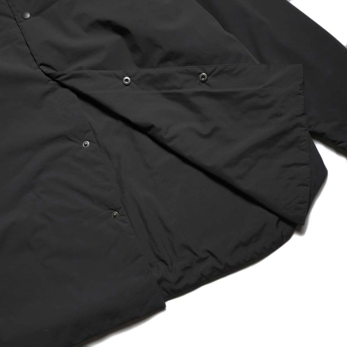 DESCENTE ALLTERRAIN I/O / INSULATED LIGHTWEIGHT L/S SHIRT  (Smoke Black) フロントボタン