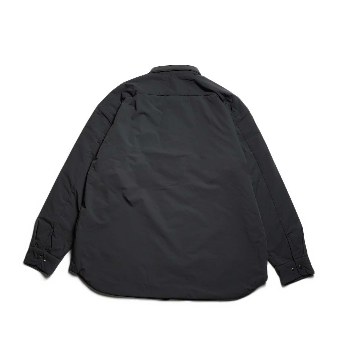 DESCENTE ALLTERRAIN I/O / INSULATED LIGHTWEIGHT L/S SHIRT  (Smoke Black) 背面