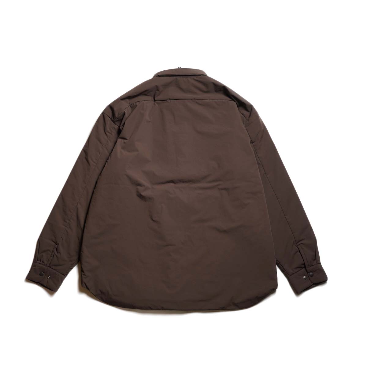 DESCENTE ALLTERRAIN I/O / INSULATED LIGHTWEIGHT L/S SHIRT  (Soil Brown) 背面