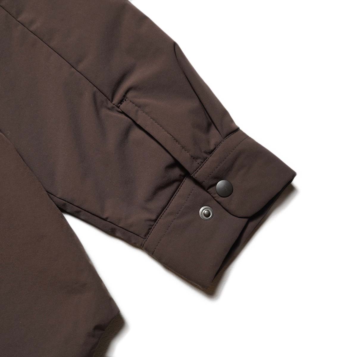 DESCENTE ALLTERRAIN I/O / INSULATED LIGHTWEIGHT L/S SHIRT  (Soil Brown) 袖ボタン