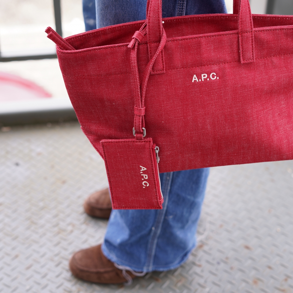 A.P.C. / LE DRUMMER トートバッグ スモール (Red)