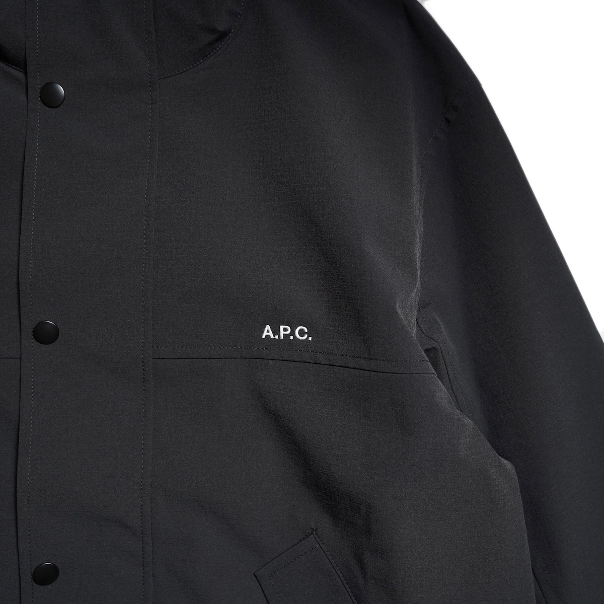A.P.C. SUTHERLAND ブルゾン A.P.C. / SUTHERLAND BLOUSON NYLON- RIPSTOP (Black)