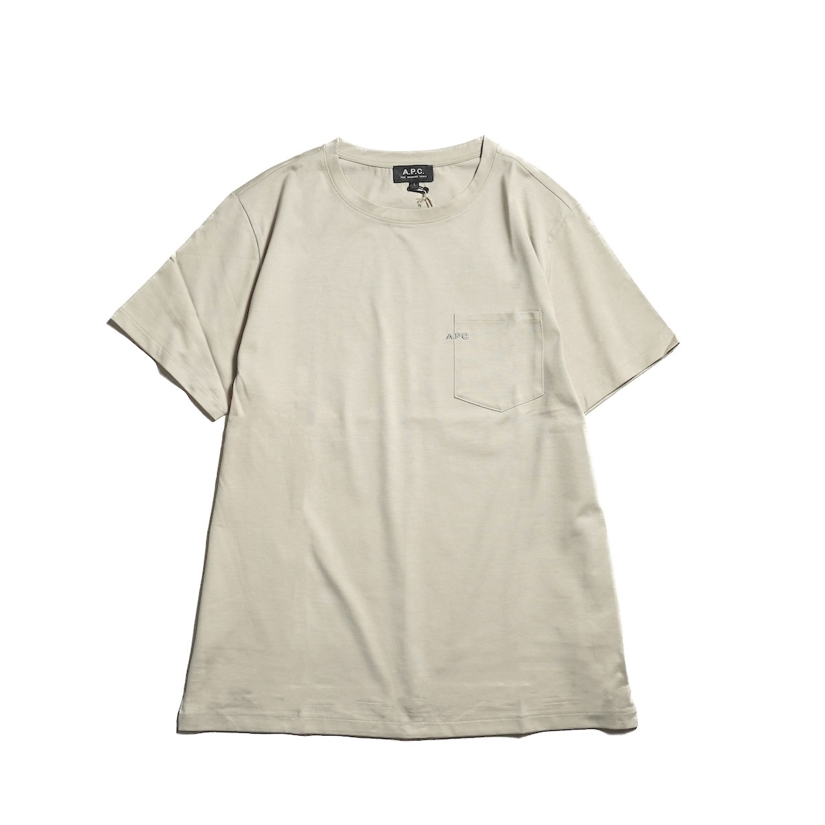 A.P.C. / T-SHIRT POCKET emb (Ivory)