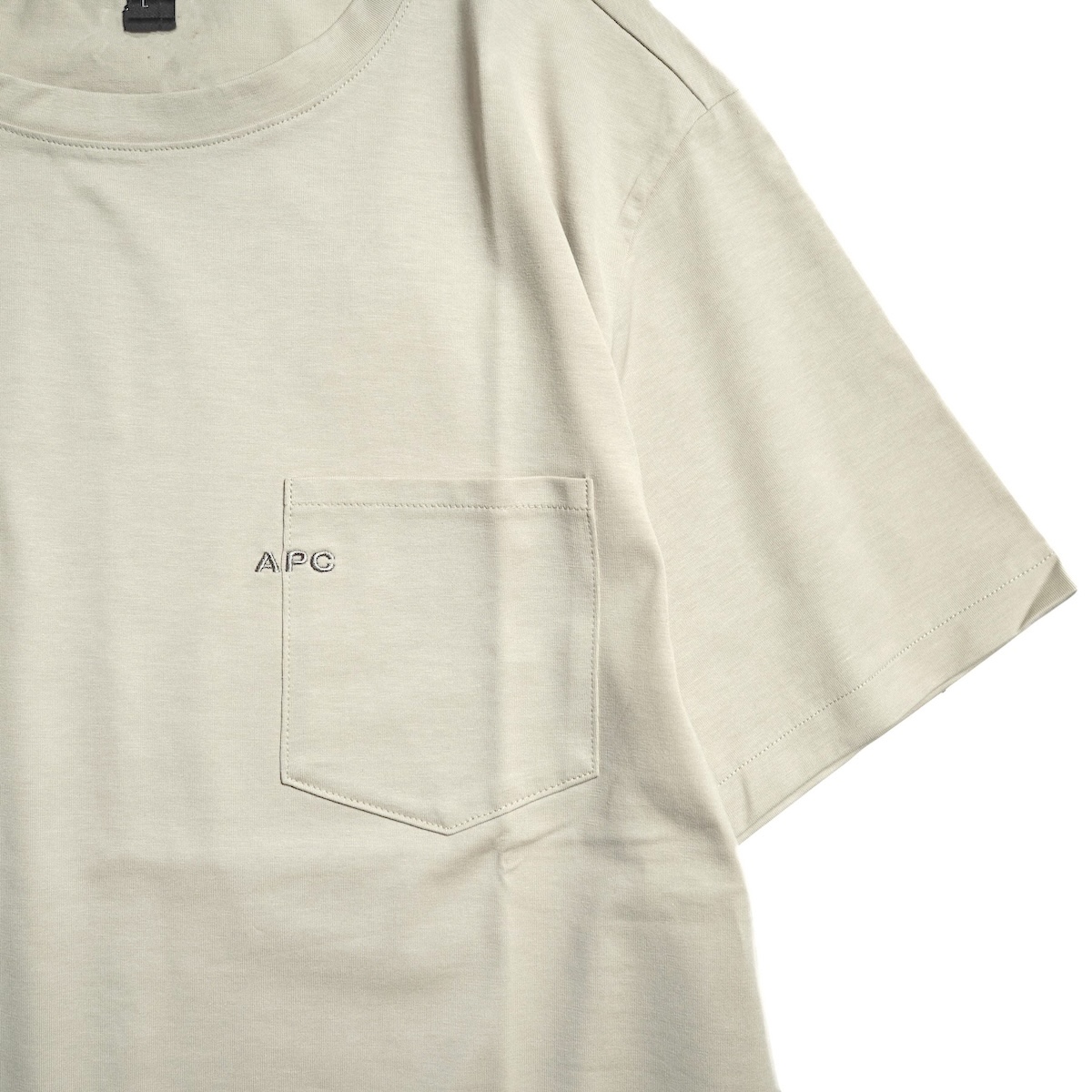 A.P.C. / T-SHIRT POCKET emb (Ivory)