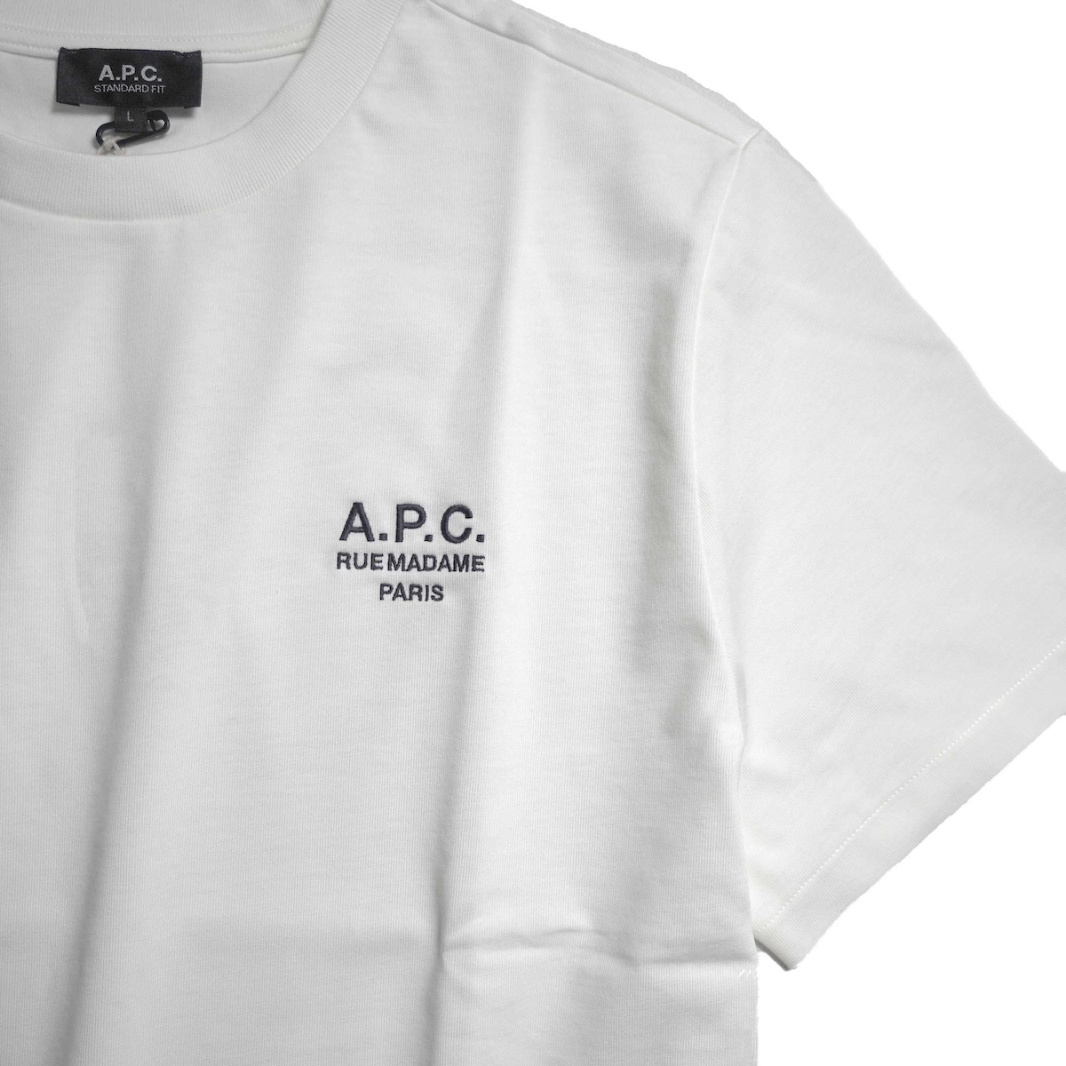 A.P.C. / T-SHIRTS STANDARD RUE MADAME - JERSEY BIO (White)