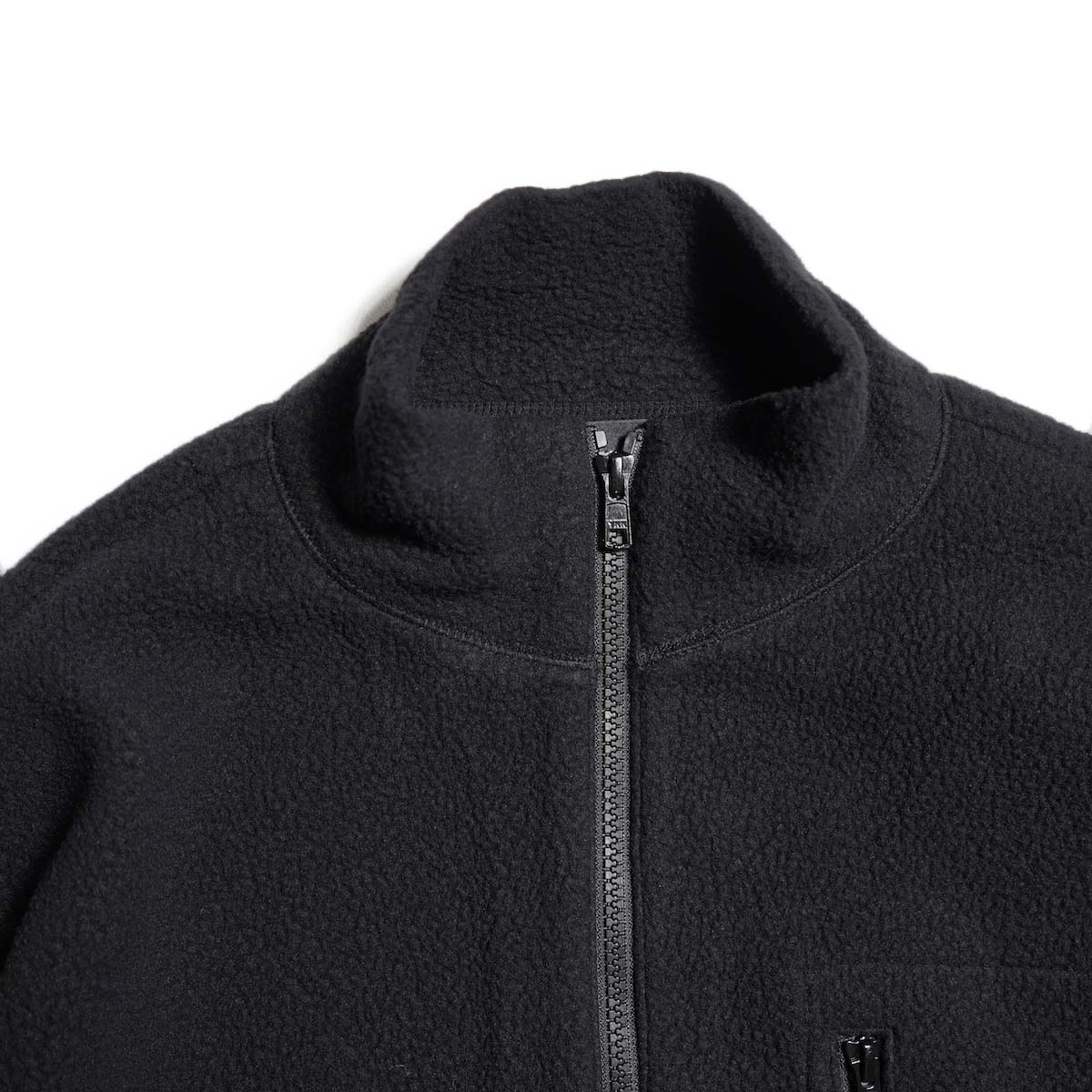 A.P.C. / VESTE-POLAIRE フリースブルゾン (Black) スタンドカラー