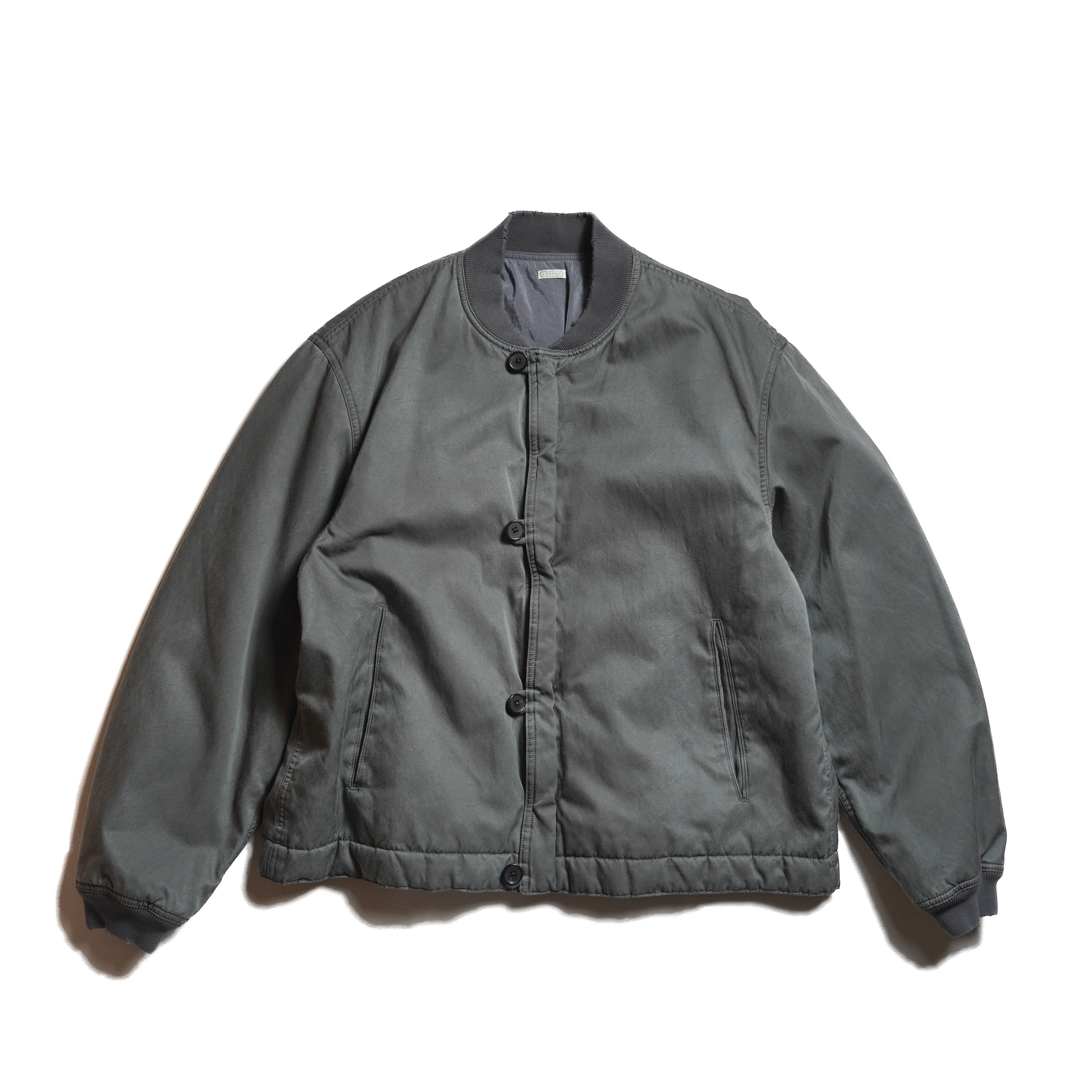 ジャケット・アウター A.PRESSE Vintage Silk Bomber Jacket 3 A.PRESSE / Vintage Silk Bomber Jacket (Gray)