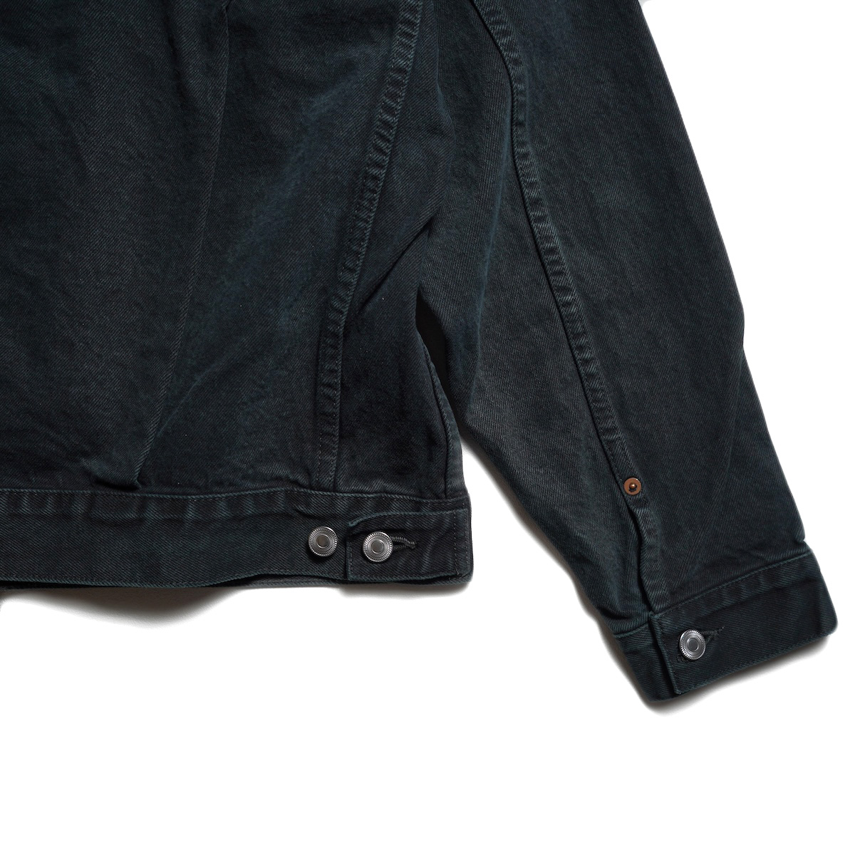 A.PRESSE / 2nd Type Black Denim Jacket (Black)