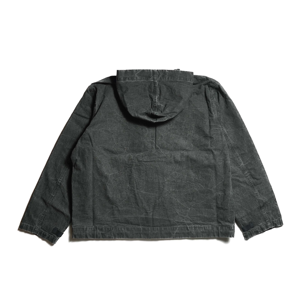 A.PRESSE / Vintage US Navy Zip Hoodie (Olive)  背面