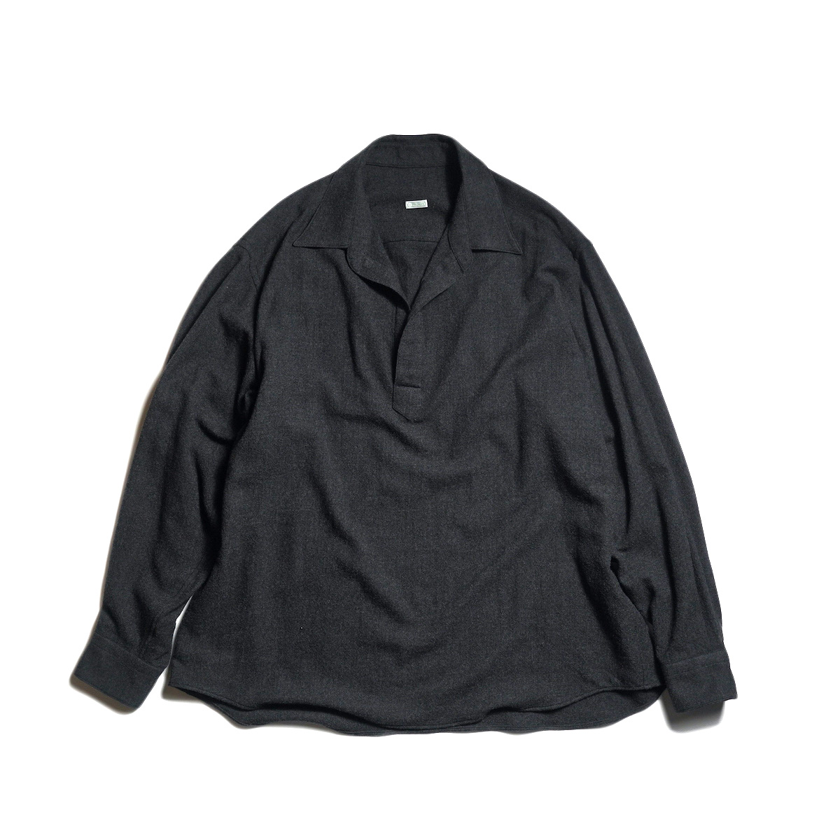 A.PRESSE / Wool Skipper Shirt (Charcoal)