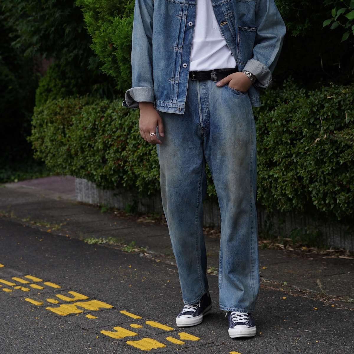 【新品】A.PRESSE No.37 Washed Wide Denim A.PRESSE 