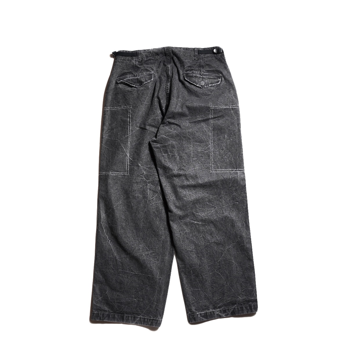 A.PRESSE(アプレッセ) / Wool Rayon Wide Trousers | 公式通販