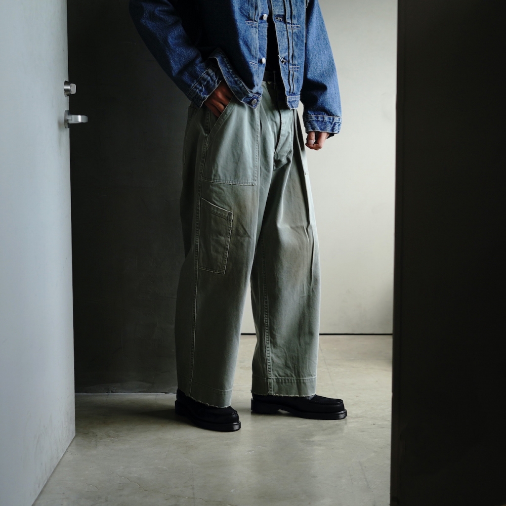 A.PRESSE / Vintage USAF Hemmed Bottoms (Sage)