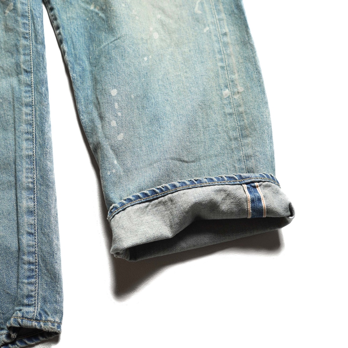 A.PRESSE / No.37 Washed Wide Denim Pants (Bleach)