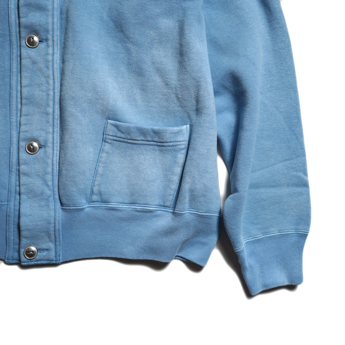 A.PRESSE / Vintage Sweat Cardigan (Sax)