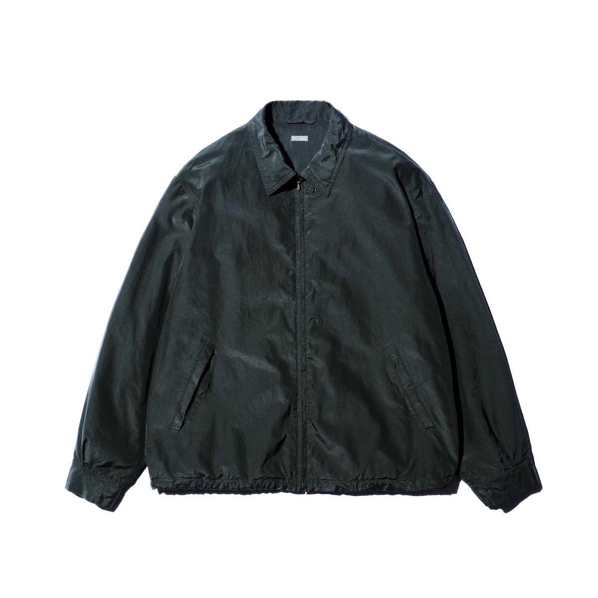 A.PRESSE / Silk Taffeta Coach Jacket (D.Green)
