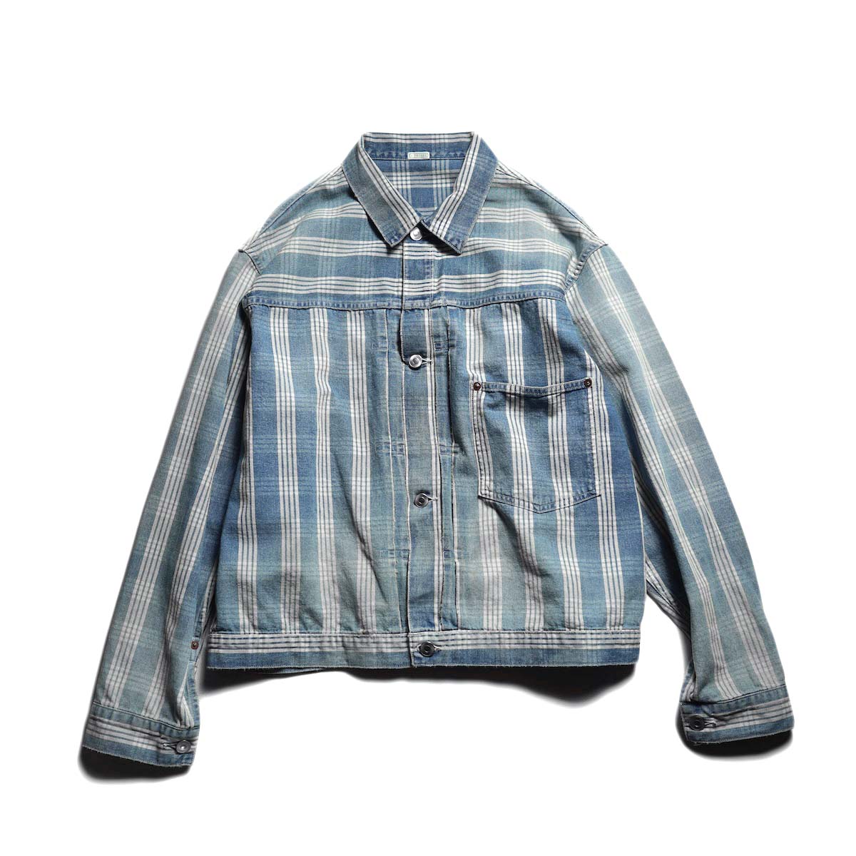 A.PRESSE / No.213 Indigo Palaka Denim Jacket