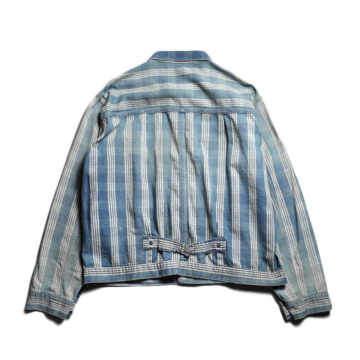 A.PRESSE / No.213 Indigo Palaka Denim Jacket