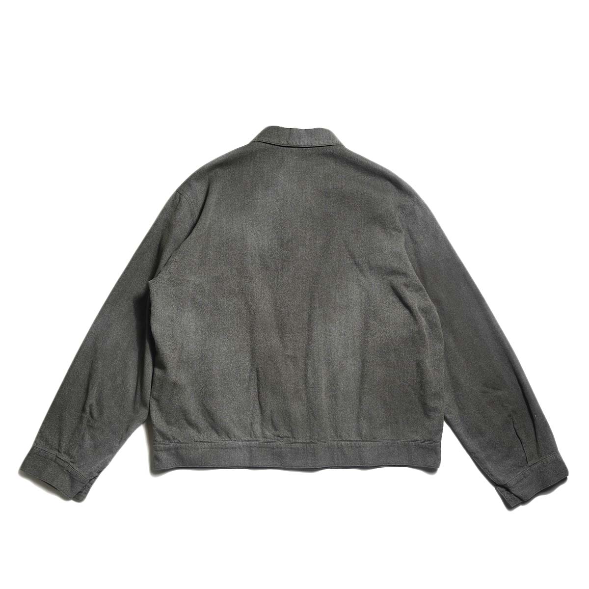 A.PRESSE / Vintage Black Chambray Work Jacket (Black)