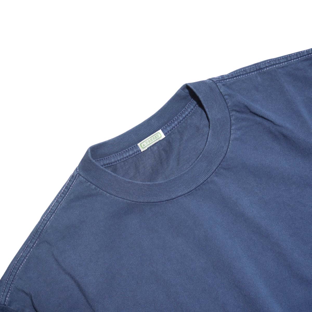 A.PRESSE / Vintage Light Weight T-Shirt (Blue)