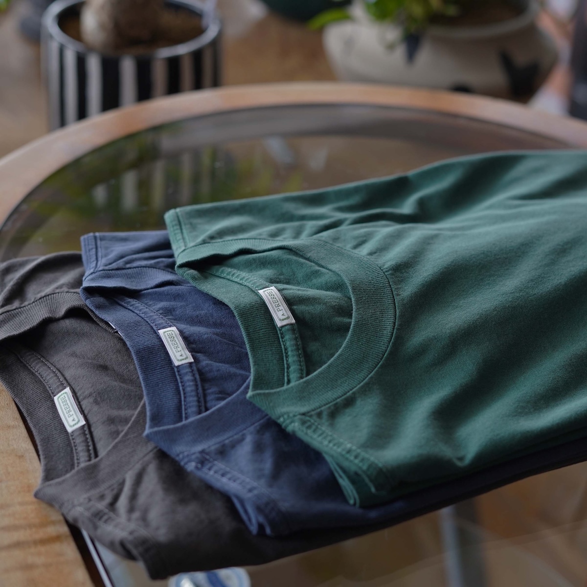 A.PRESSE / Vintage Light Weight T-Shirt (Green)