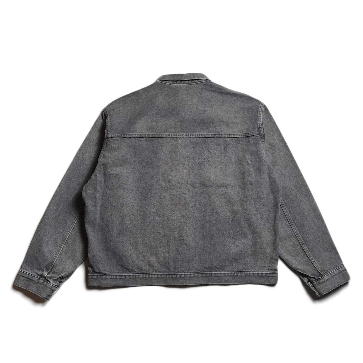 A.PRESSE / Vintage Gray Denim Jacket (Gray) 背面