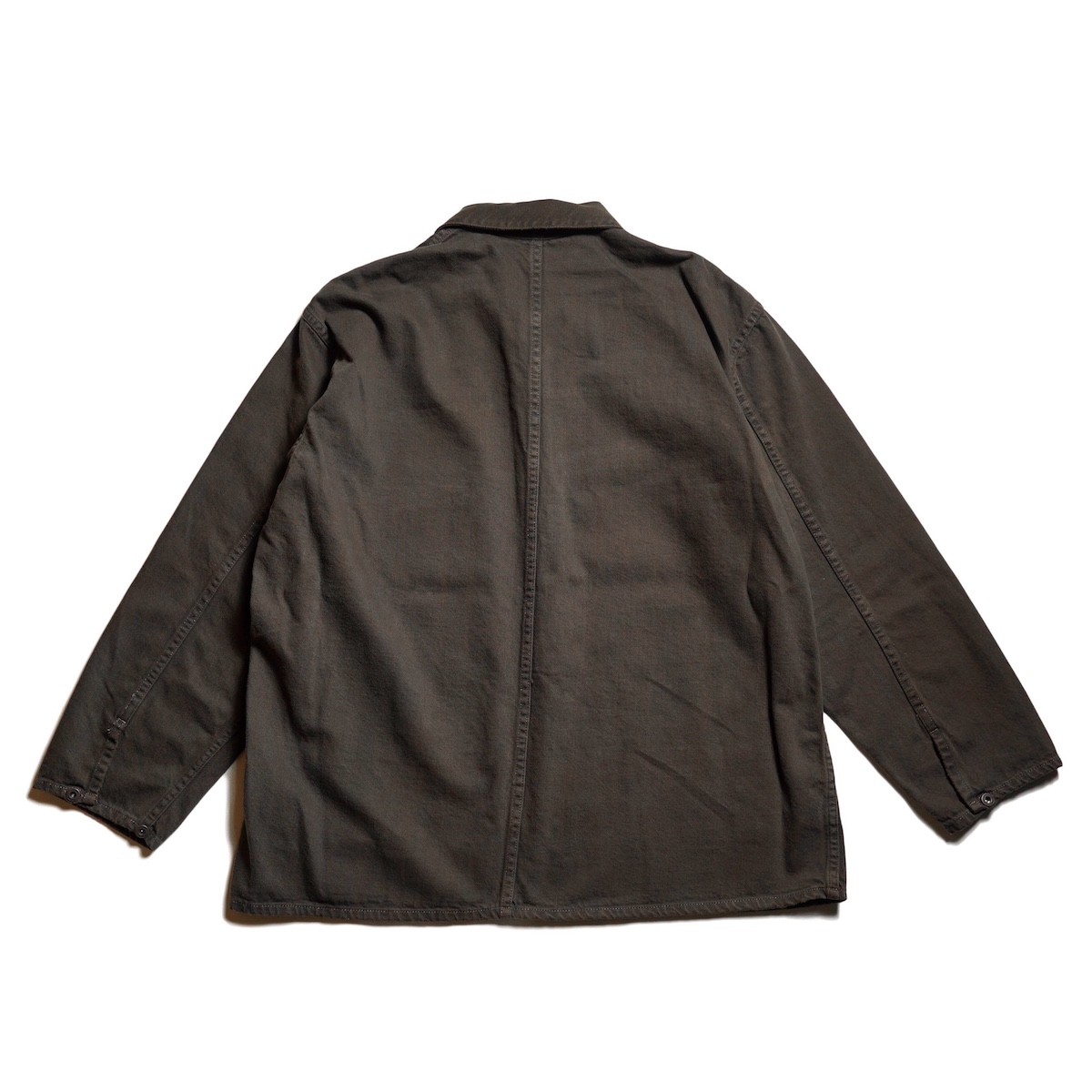 A.PRESSE / Vintage M-35 Denim Pullover Jacket (Brown)
