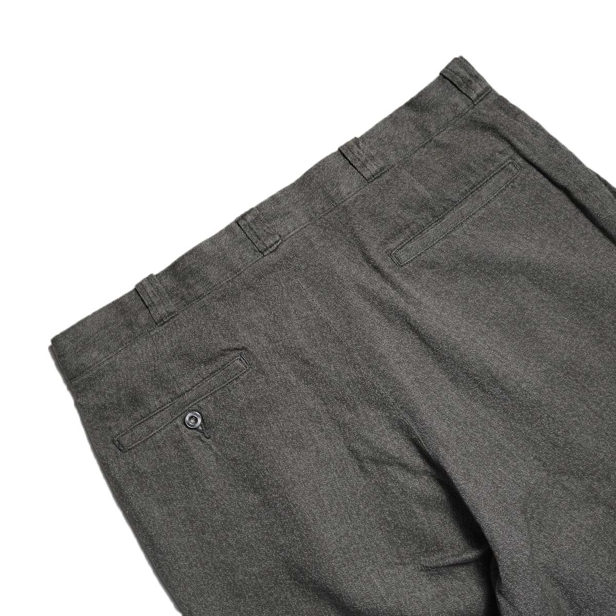 A.PRESSE / Vintage Black Chambray Work Pants (Gray)