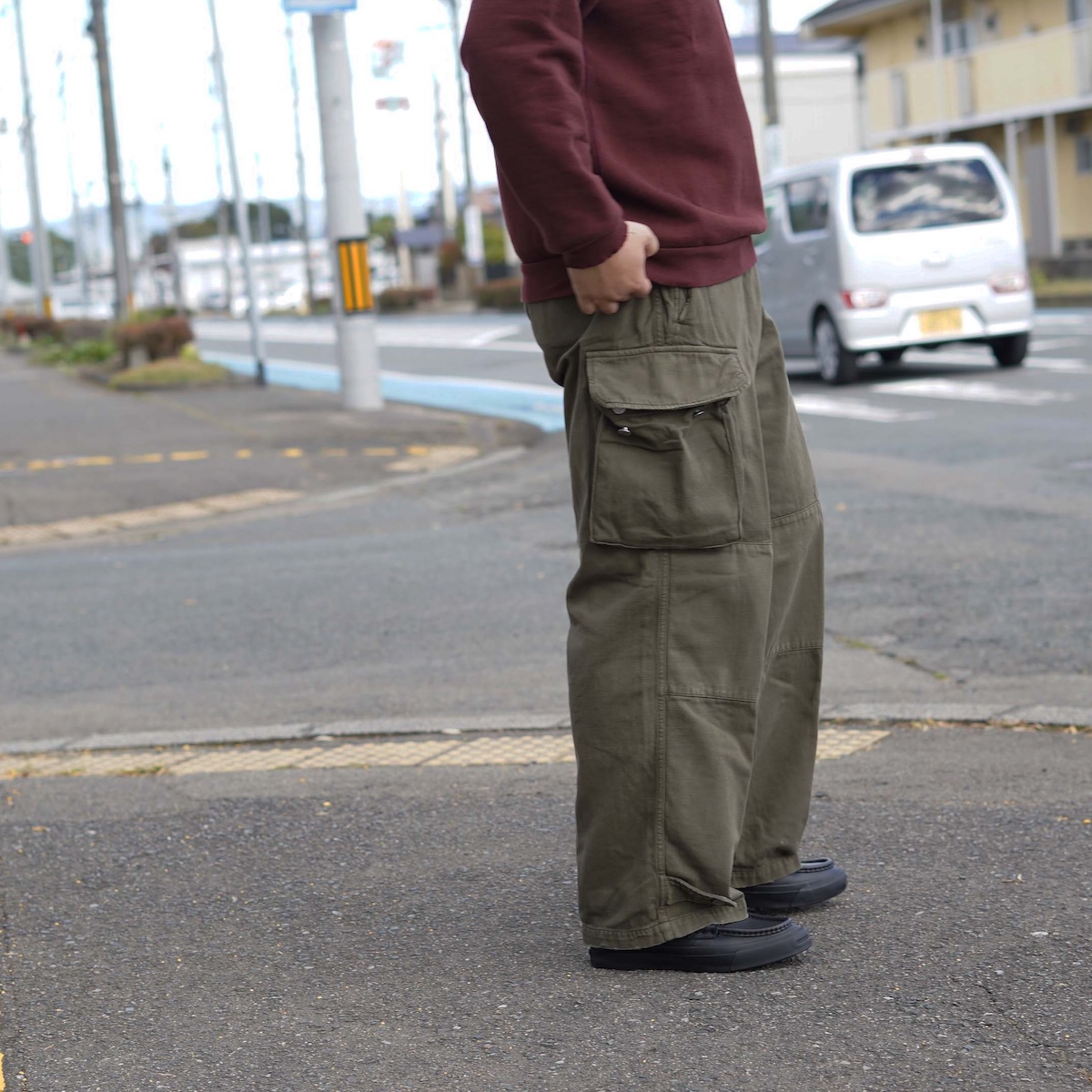 A.PRESSE / Vintage FA HBT M-47 Pants  178cm/size3 着用②