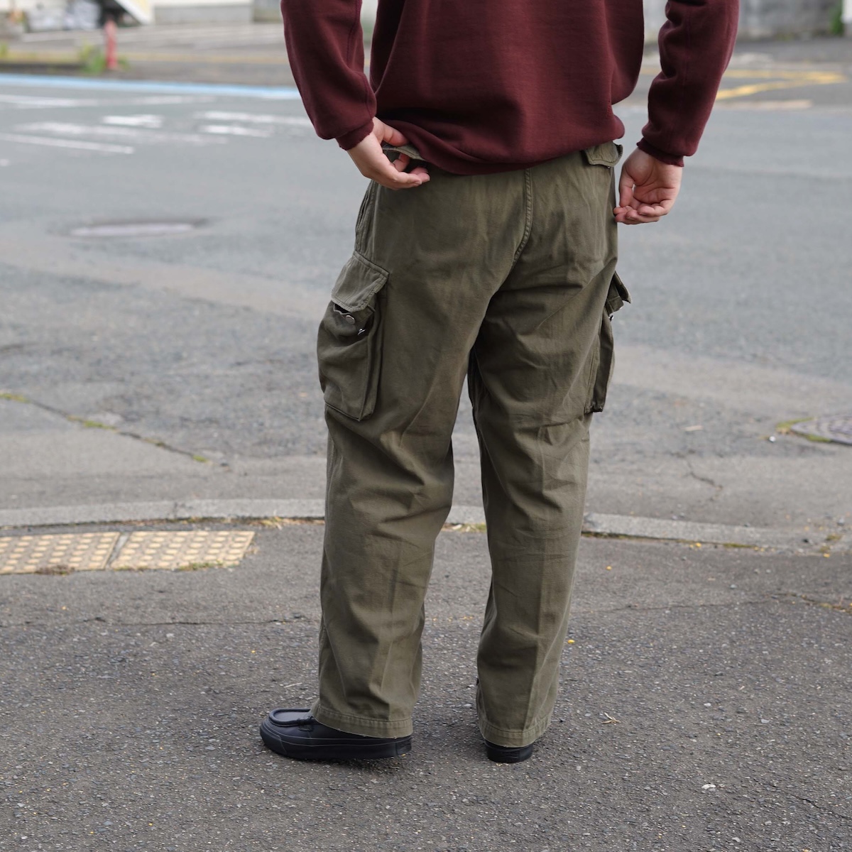 A.PRESSE / Vintage FA HBT M-47 Pants  178cm/size3 着用⑤