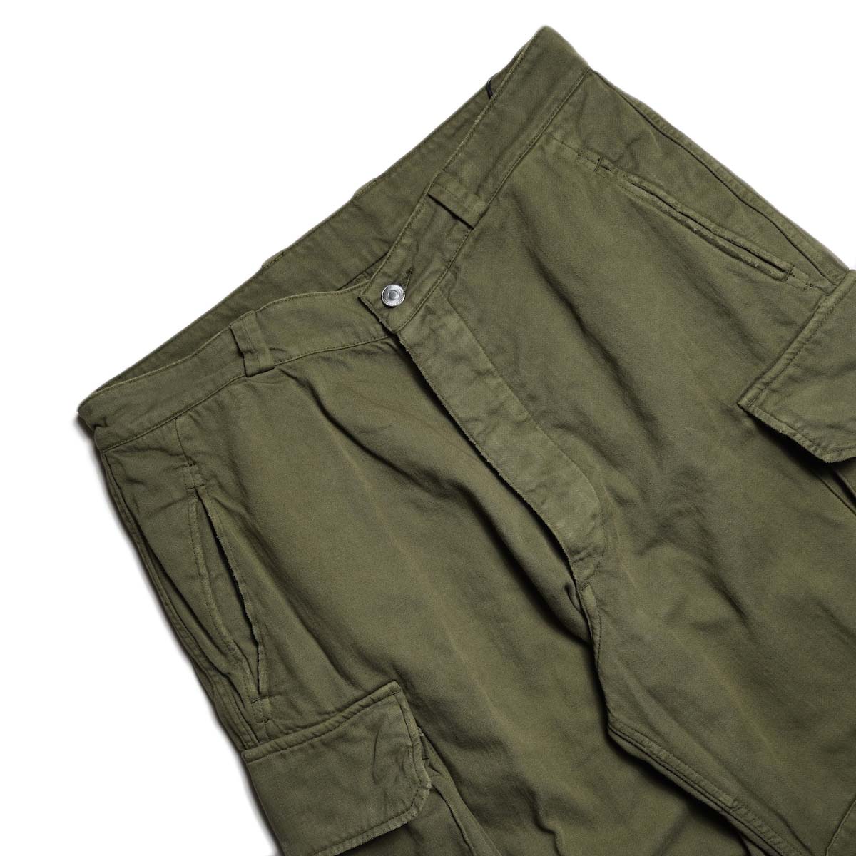 A.PRESSE / Vintage FA HBT M-47 Pants (Olive)  ウエスト