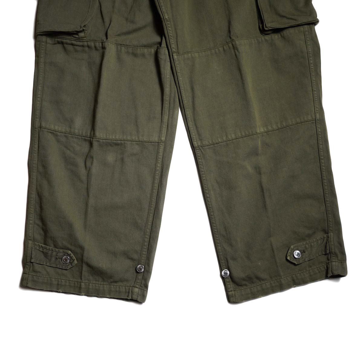 A.PRESSE / Vintage FA HBT M-47 Pants (Olive) 裾