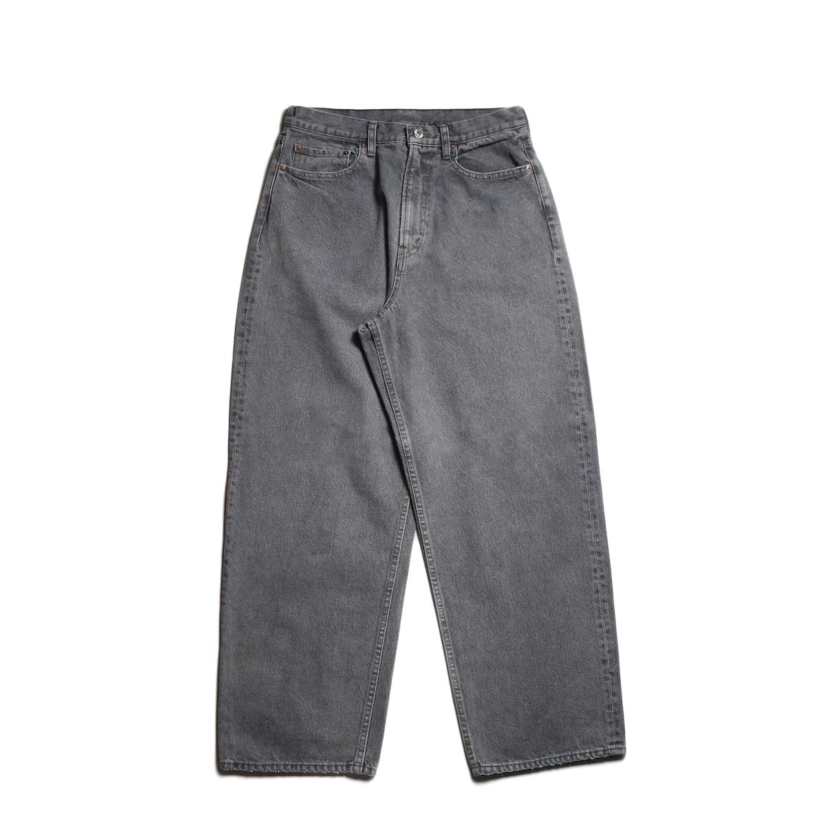 A.PRESSE / Vintage Gray Denim Pants (Gray)