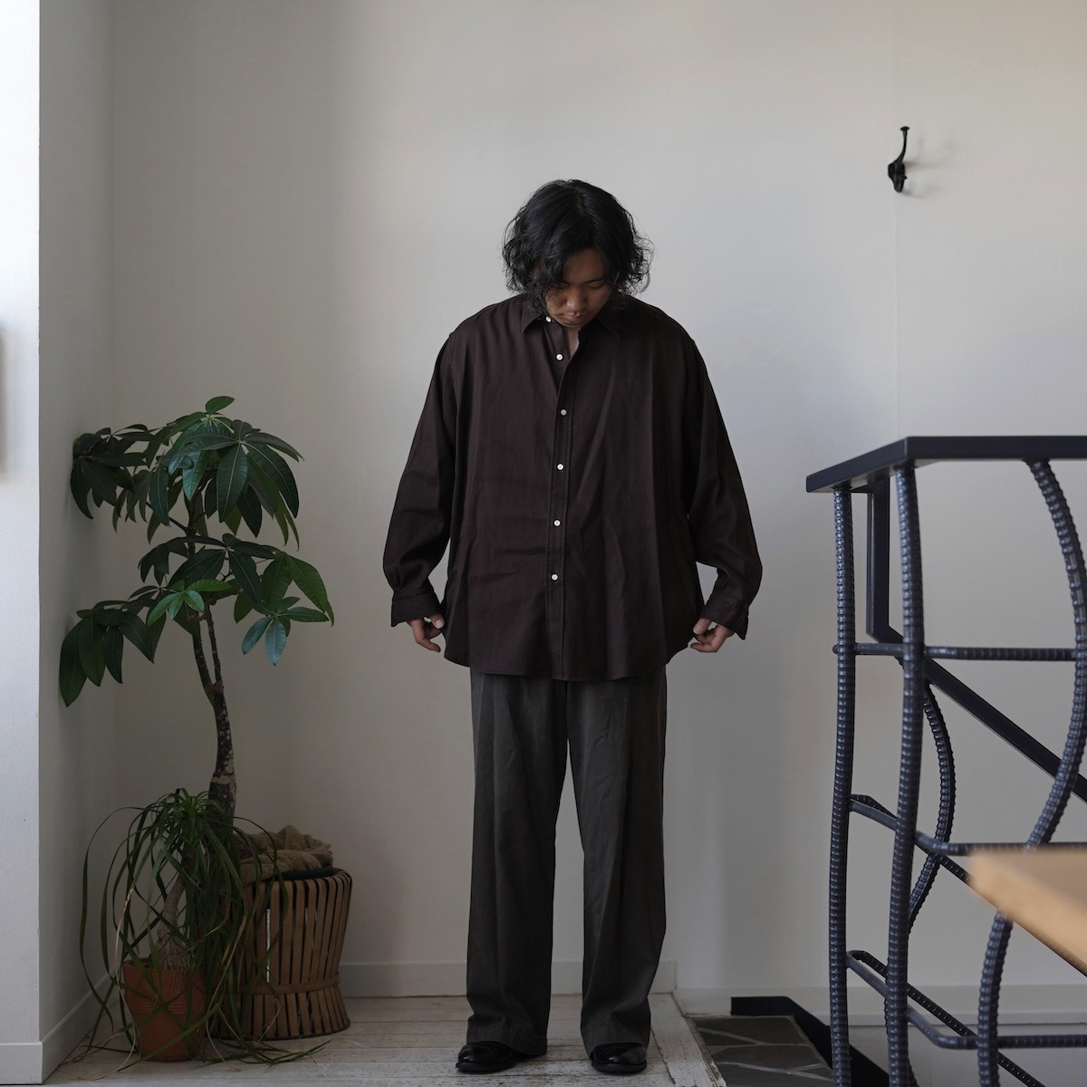 A.PRESSE / Vintage Type.4 Chino Trousers (Black)