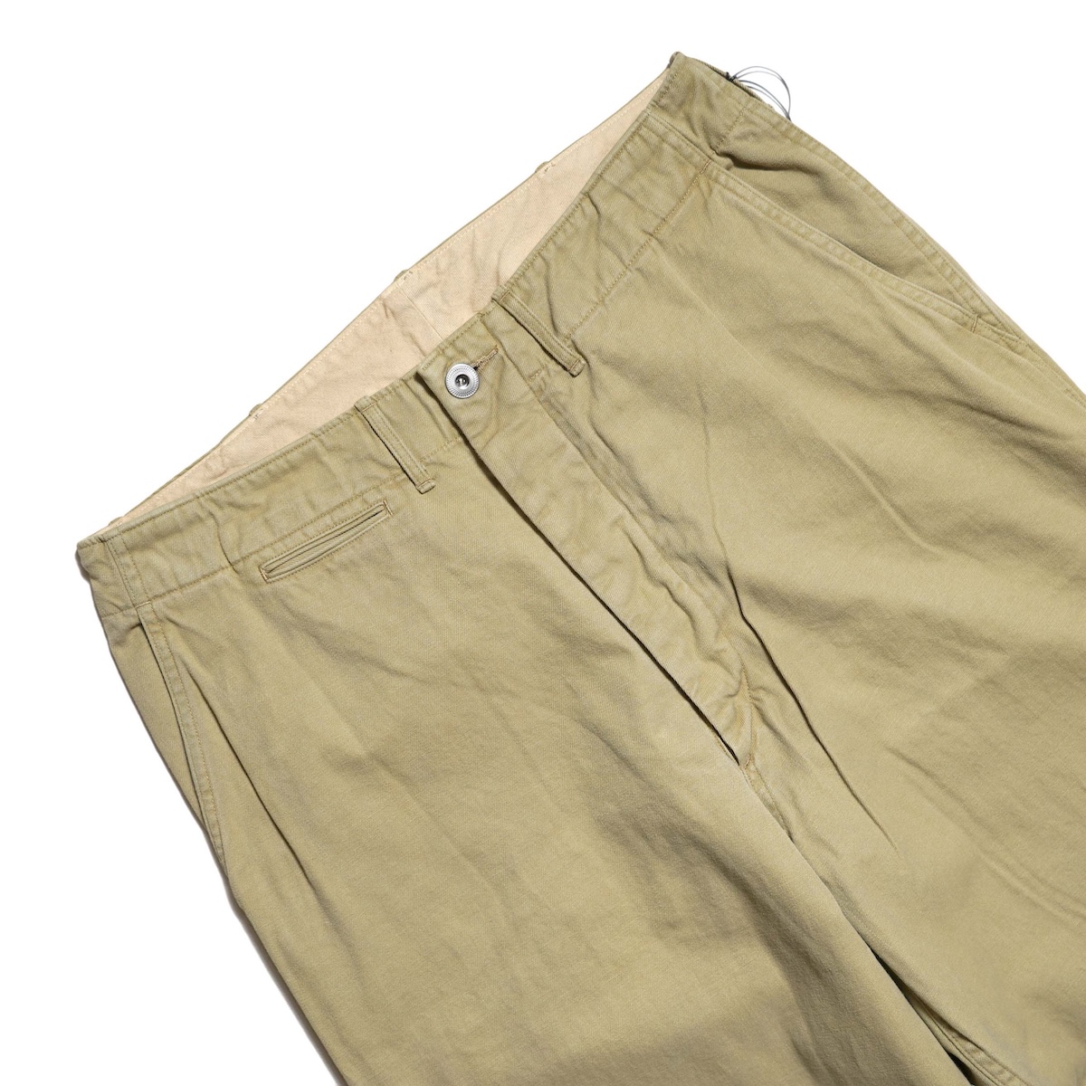 A.PRESSE / Vintage Chino Trousers (Beige)