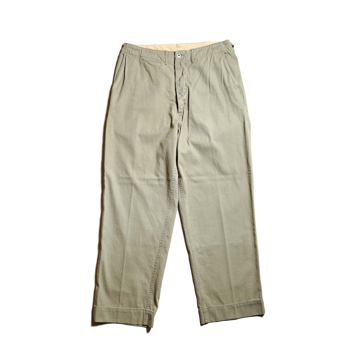 A.PRESSE / Vintage Chino Trousers (Greige)