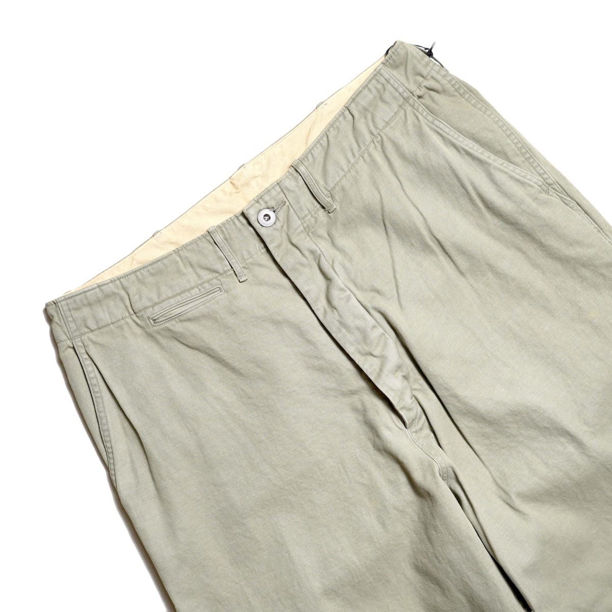A.PRESSE / Vintage Chino Trousers (Greige)