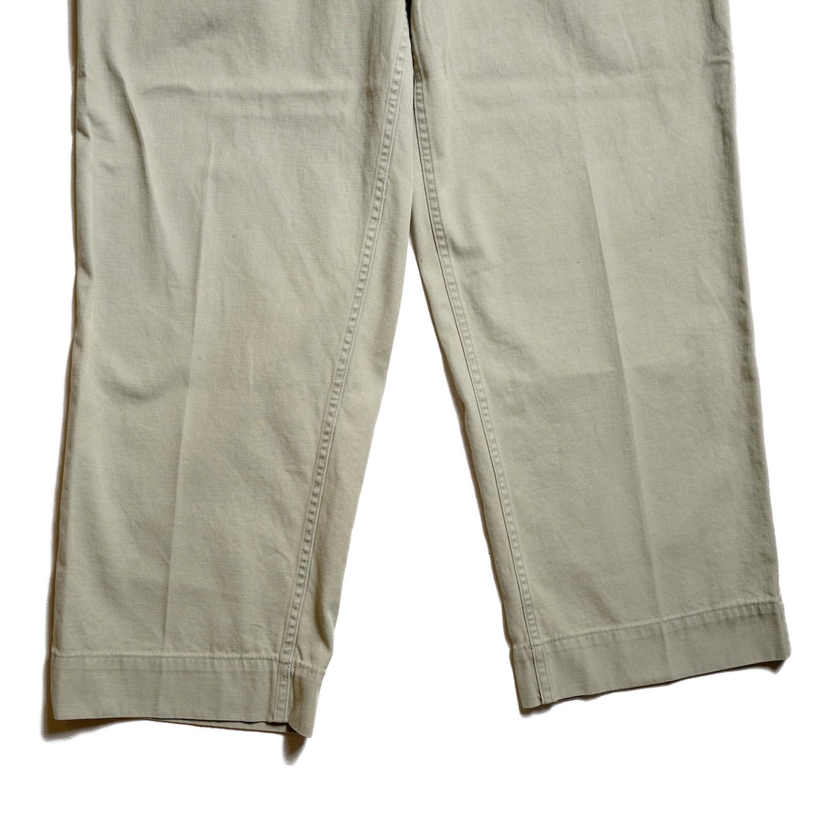 A.PRESSE / Vintage Chino Trousers (Greige)