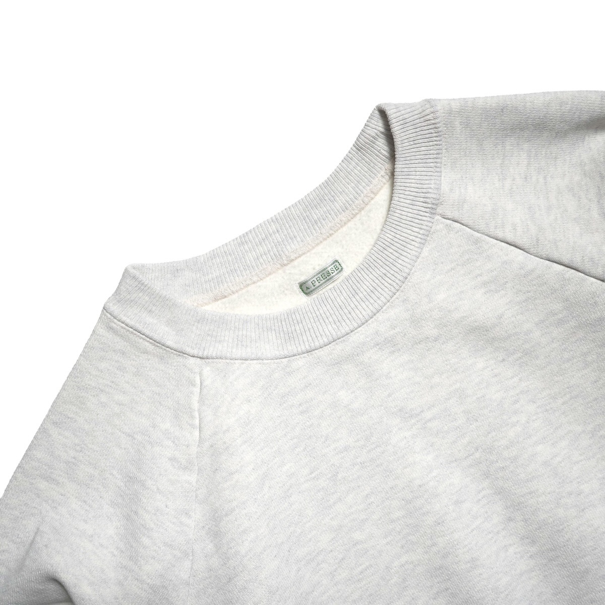 A.PRESSE / Vintage Sweatshirt (Oatmeal) ネック
