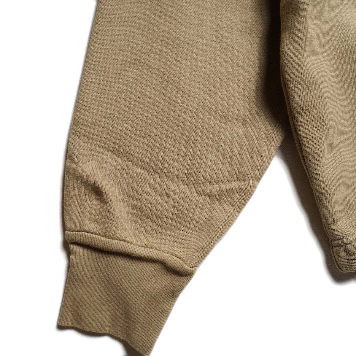 A.PRESSE / Vintage Sweat Cardigan (Mocha) 袖リブ