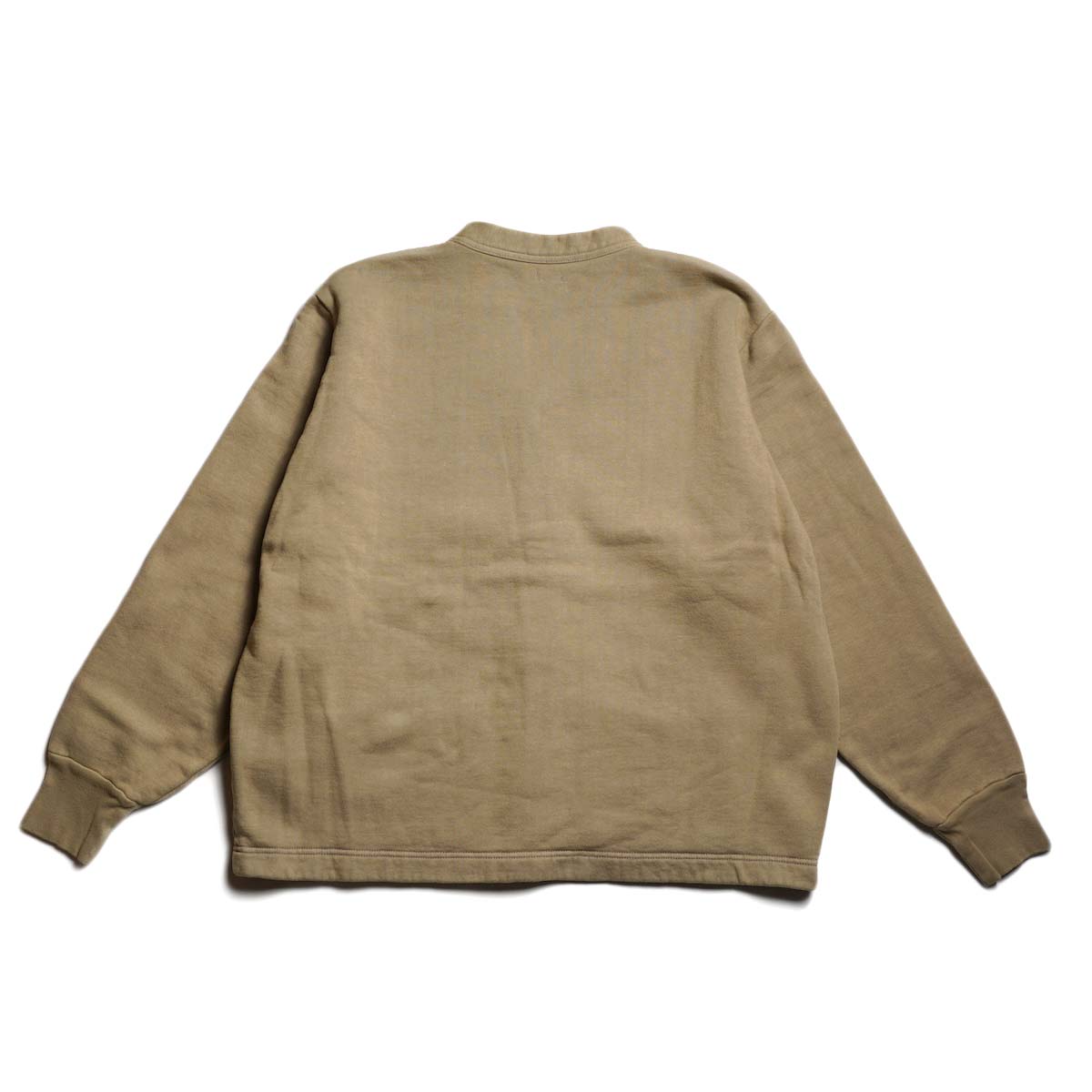 A.PRESSE / Vintage Sweat Cardigan (Mocha) 背面