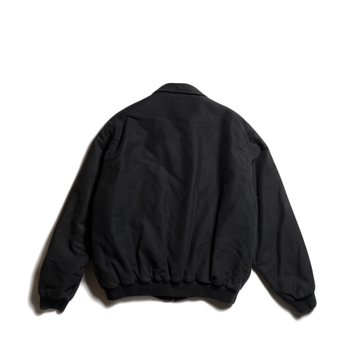 A.PRESSE / Vintage Cotton Silk Moleskin Jacket (Black)