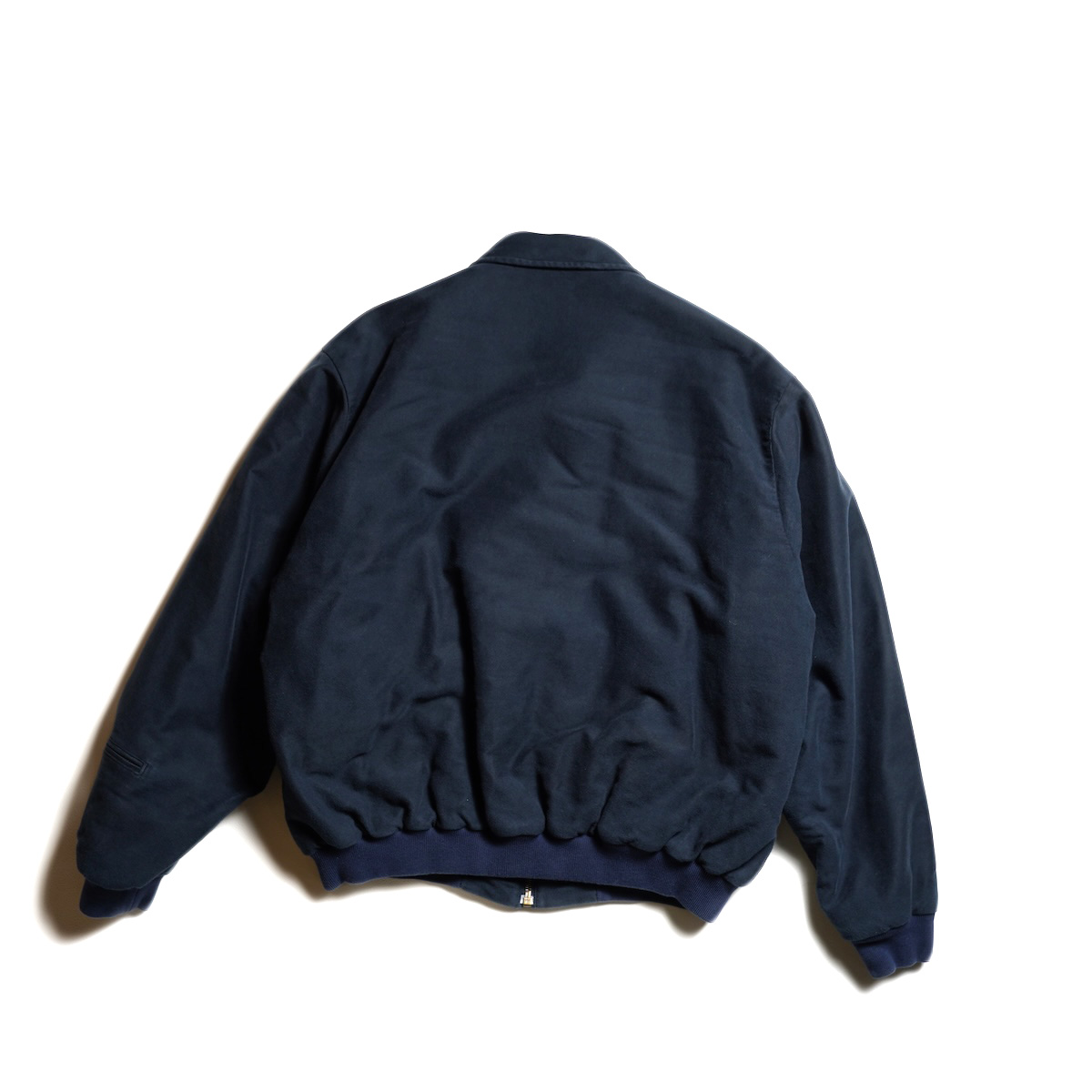 A.PRESSE / Vintage Cotton Silk Moleskin Jacket (Navy)